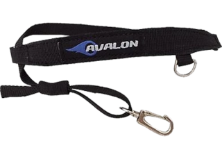 Poutání luku AVALON na zápěstí s karabinou